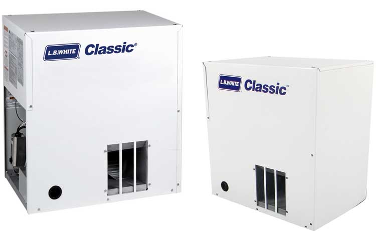 L.B. White Classic Forced Air Heaters for Hog Buildings