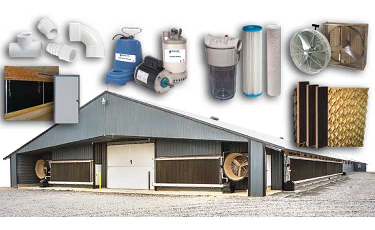 R Supply Ag. House Cooling, an L.B. White Brand
